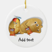 父と息子の痰 セラミックオーナメント (裏面)