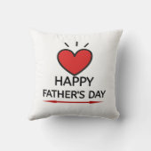 父と息子の高い5枕私の最初のヒーロー クッション (裏面)