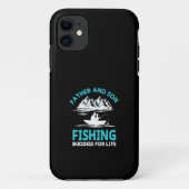 父と息子の魚釣り仲間のための人生Iphoneケース Case-Mate iPhoneケース (裏面)