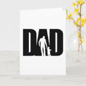 父と息子のTシャツ 父の日のプレゼント カード (黄色い花)