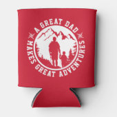 父と息子アドベンチャー |父の日 |赤 缶クーラー (正面)