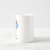 父と息子マグカップ ボーンチャイナマグカップ (正面)