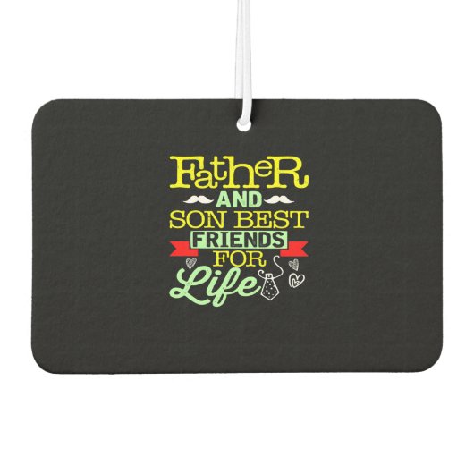 父と息子最高ののパパ カーエアーフレッシュナー (正面)