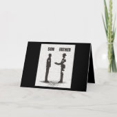 父と息子 カード (正面)