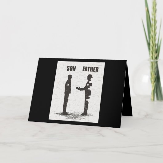 父と息子 カード (正面)
