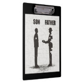 父と息子 クリップボード (右)