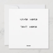 父と息子 シーズンカード (裏面)