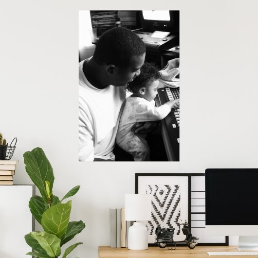 父と息子 ポスター (ホームオフィス)