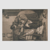 父と母の力を借りた病気の子ども 薄葉紙 (正面)