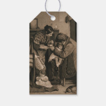 父と母救済の病気の少女