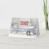 父と継母のためのホリデーカード シーズンカード (正面)