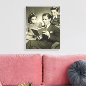 父と読息子 キャンバスプリント (インサイチュ (リビング))