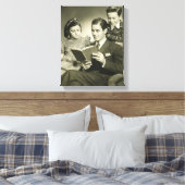 父と読息子 キャンバスプリント (インサイチュ (寝室))