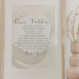 父なる主の祈りの言葉壁画 ポスター