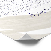 父なる主の祈りの言葉壁画 ポスター (角)