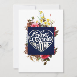 父なる主よ、私の家に祝福してください 招待状