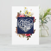 父なる主よ、私の家に祝福してください 招待状 (スタンド正面)