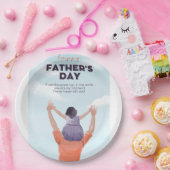 父なる日おめでとう。 ペーパープレート (パーティー)