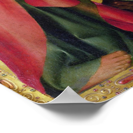 父なる神がアダムとエバを罰する ポスター (角)