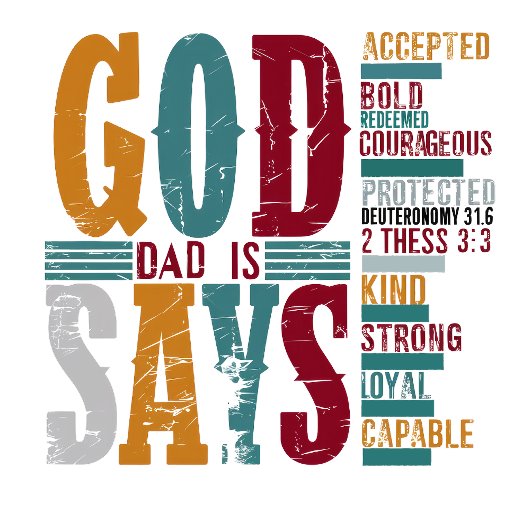 父なる神のパパは言う Tシャツ