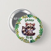 父なる | ウッドランドをテーマにした赤ちゃんシャワー 缶バッジ (正面&裏面)