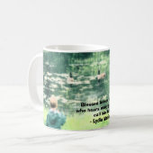 父に名誉を与えること コーヒーマグカップ (正面左)