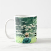 父に名誉を与えること コーヒーマグカップ (左)