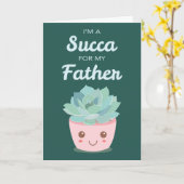 父のためにバレンタインデーかわいい多血 カード (黄色い花)