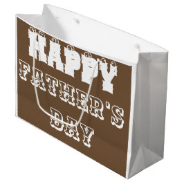 父のためのギフトバッグ ラージペーパーバッグ