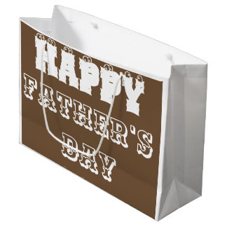父のためのギフトバッグ ラージペーパーバッグ