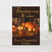 父のための感謝祭カード シーズンカード (正面)