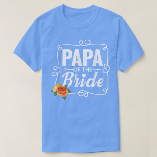 父のための花嫁のパパ Tシャツ (デザイン正面)