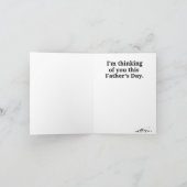 父のない父の日 – 山垂直 カード (内部)