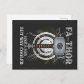 父のようなソーだが、もっとクール ファーザーズデー ポストカード (正面/裏面)