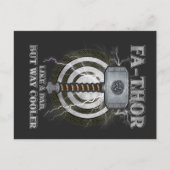 父のようなソーだが、もっとクール ファーザーズデー ポストカード (正面)