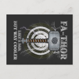 父のようなソーだけど、もっとクールなお父さんへのプレゼント ポストカード