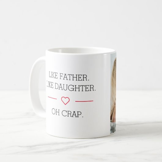 父のように娘のように コーヒーマグカップ (正面左)