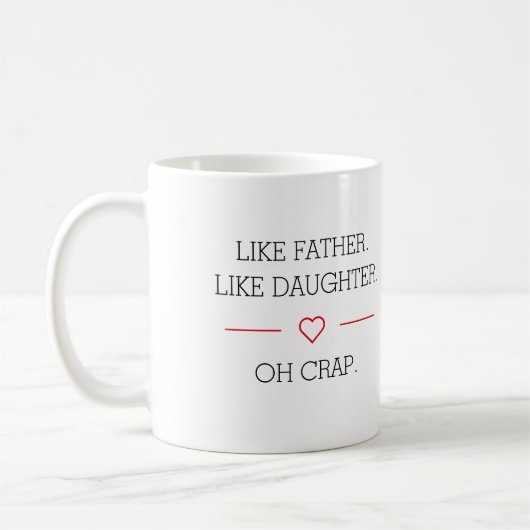 父のように娘のように コーヒーマグカップ (左)
