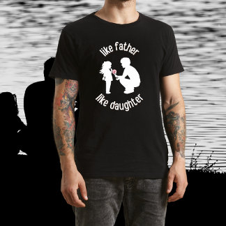 父のように父の日が黒 Tシャツ