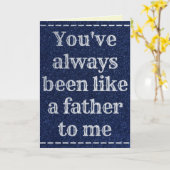 父のように父の日のグリッターカード カード (黄色い花)