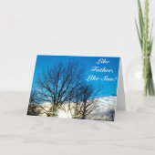 父のように、息子のように カード (正面)