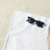 父のカスタム写真 ビーチタオル (インサイチュ)