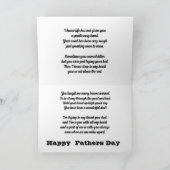 父のカードへのメッセージ カード (内部)