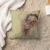 父のクリスマスのPere Noelサンタの枕 クッション (ブランケット)