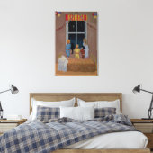 父のクリスマスを待っている キャンバスプリント (インサイチュ (寝室))