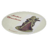 父のクリスマス カッティングボード (角)