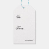 父のクリスマス ギフトタグ (裏面)