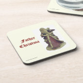 父のクリスマス コースター (左側)