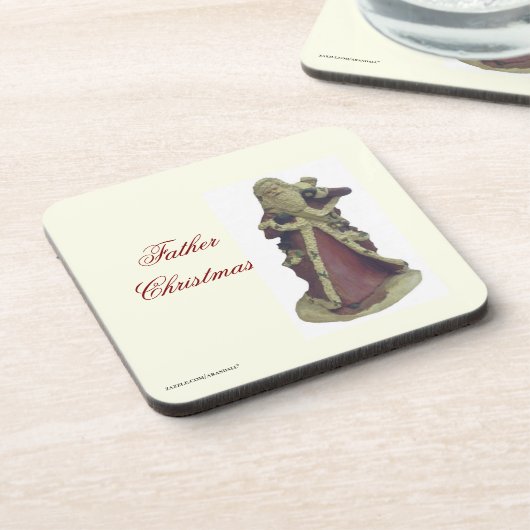 父のクリスマス コースター (左側)