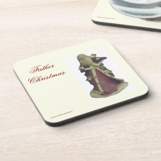 父のクリスマス コースター (左側)